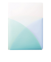 プラス（PLUS）　Pasty　2穴ワンタッチスライドファイル　ソーダブルー