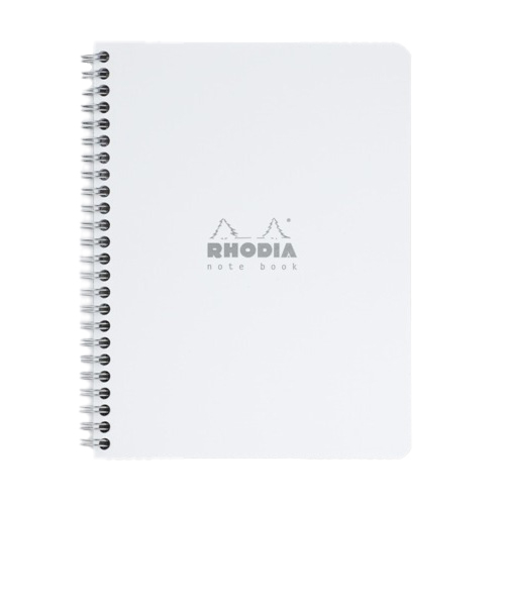 ロディア（RHODIA）　ダブルリングノート　A5　方眼　cf193421　ホワイト