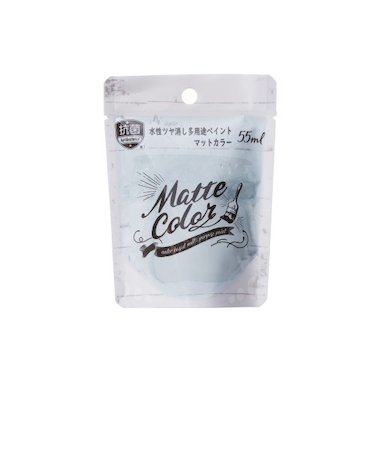 アサヒペン　水性　多用途ペイント　マットカラー　アンティークブルー　55mL