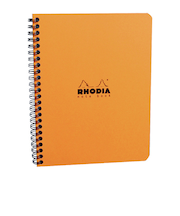 ロディア（RHODIA）　ダブルリングノート　A5　方眼　cf193428　オレンジ