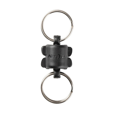 ナイトアイズ（NITE　IZE）　キーリング360°マグネットクイックコネクター　ブラック