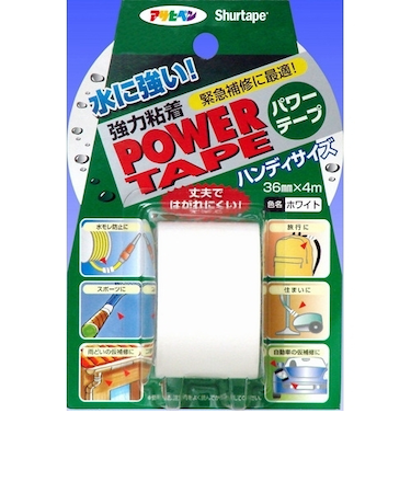 アサヒペン　パワーテープミニ　3.6cm×4m巻　ホワイト