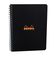 ロディア（RHODIA）　ダブルリングノート　A5　方眼　ｃｆ193429　ブラック