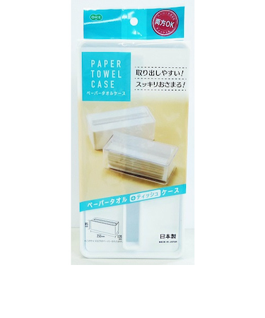 オーエ　ペーパータオルケース　ホワイト　1個入