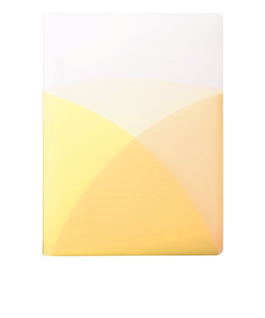 プラス（PLUS）　Pasty　2穴ワンタッチスライドファイル　レモンイエロー