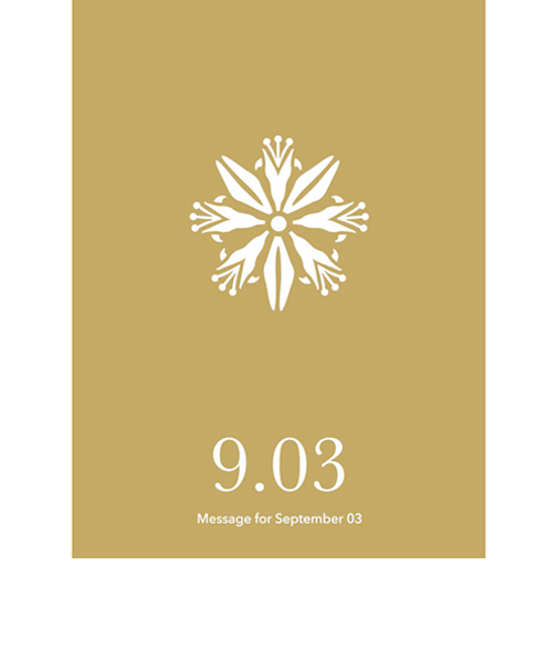 草紙堂　花結びメッセージカード　9月3日