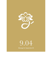 草紙堂　花結びメッセージカード　9月4日