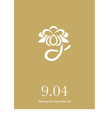 草紙堂　花結びメッセージカード　9月4日