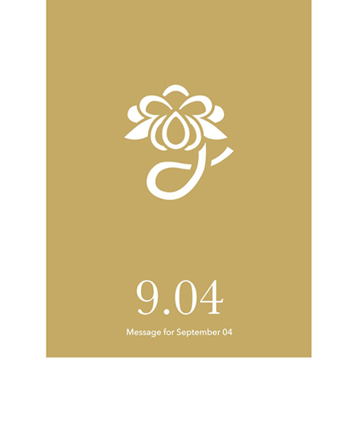 草紙堂　花結びメッセージカード　9月4日