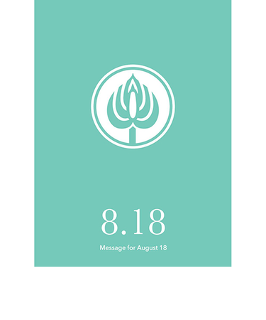 草紙堂　花結びメッセージカード　8月18日