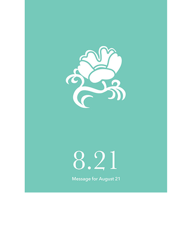 草紙堂　花結びメッセージカード　8月21日