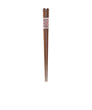 イシダ　食洗箸　紋菱　21cm