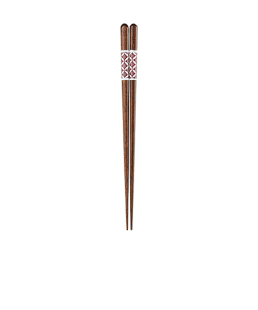 イシダ　食洗箸　紋菱　21cm