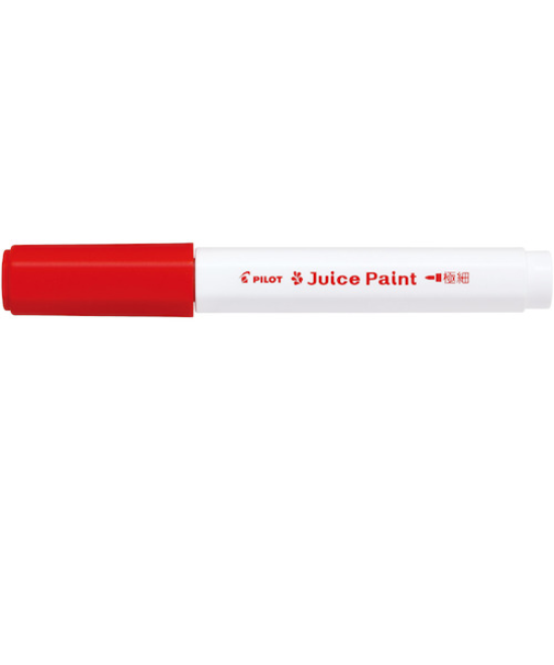パイロット（PILOT）　マーカー　ジュースペイント　極細　SJP-20EF　レッド