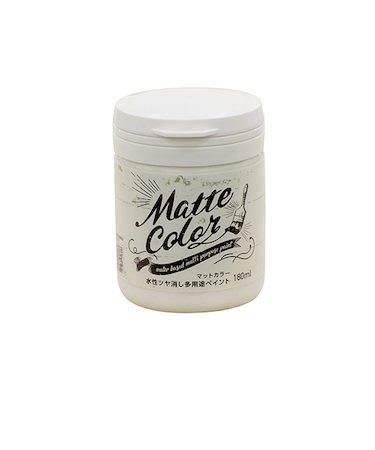 アサヒペン　水性　多用途ペイント　マットカラー　アイスホワイト　180mL