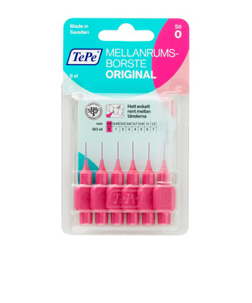 TePe　歯間ブラシ　0.4mm　（4S）　6本入