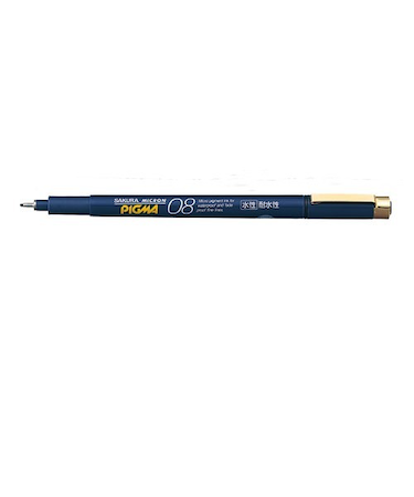 サクラクレパス（SAKURA）　ピグマ　08　ESDK08＃49　黒