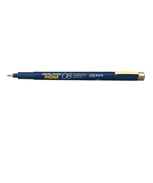 サクラクレパス（SAKURA）　ピグマ　08　ESDK08＃49　黒