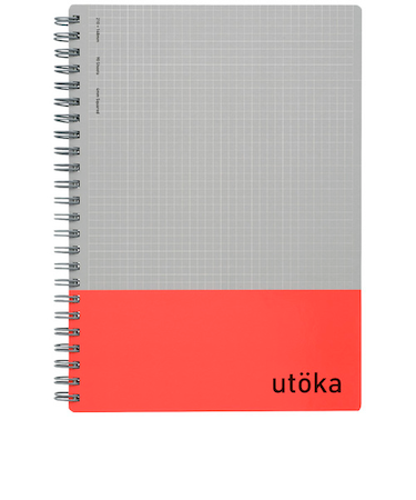 マルマン（maruman）　ウトカ　ノート　A5　N460－01　レッド