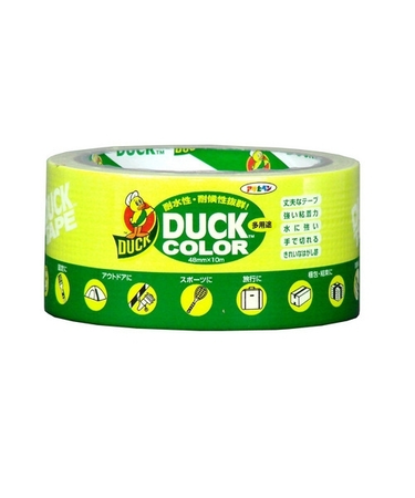 アサヒペン　カラーテープ　4.8cm×10m　蛍光イエロー