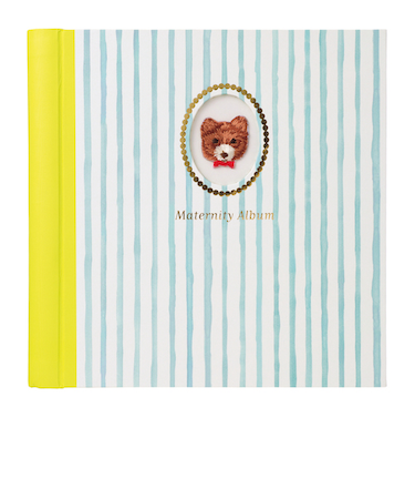 マークス（MARK'S）　マタニティアルバム　アニマル刺繍　PB‐AL02‐B　クマ