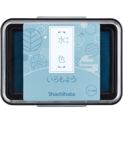 シヤチハタ　いろもよう　水色　HAC－1－PB
