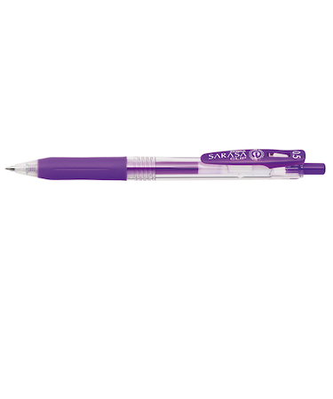 ゼブラ（ZEBRA）　サラサクリップ　0.5mm　ＪＪ15-PU　紫