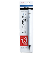 トンボ鉛筆（Tombow）　シャープペンシル　モノワーク（MONO　work）　1.3mm　DPB－151C　ホワイト