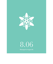 草紙堂　花結びメッセージカード　8月6日