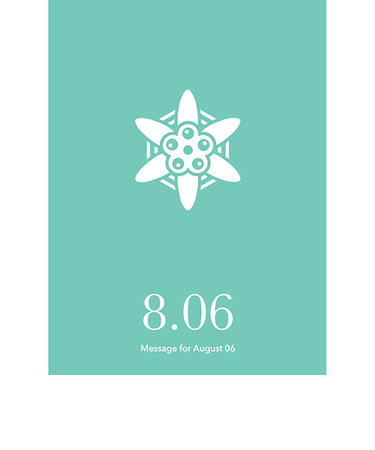 草紙堂　花結びメッセージカード　8月6日