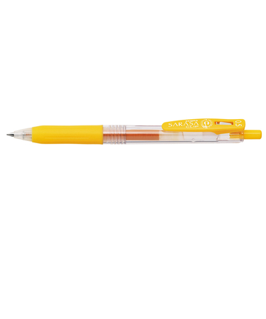 ゼブラ（ZEBRA）　サラサクリップ　0.5mm　JJ15-Y　黄