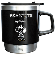 大西賢製販　SNOOPY　スタッキングサーモマグ　JOE　COOL／ブラック