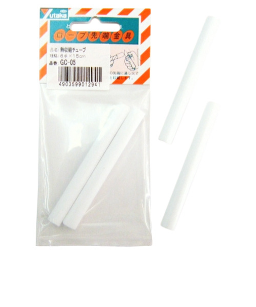 ユタカメイク　熱収縮チューブ6mm径　GC－05　白