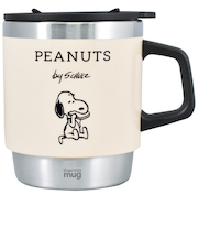大西賢製販　SNOOPY　スタッキングサーモマグ　BREAD／アイボリー