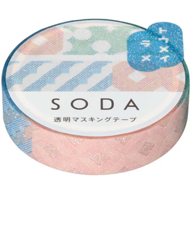 キングジム（KING　JIM）　ソーダ（SODA）　透明マスキングテープ　CMTG10－001　キカガク