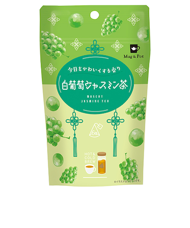 マグ＆ポット（Mug＆Pot）　白葡萄ジャスミン茶　6P