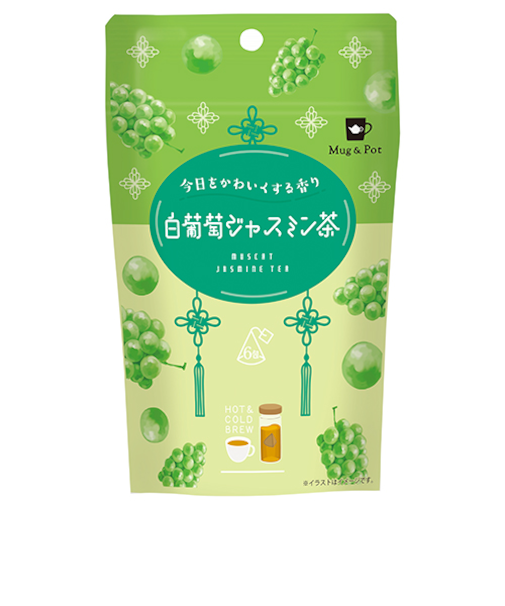 マグ＆ポット（Mug＆Pot）　白葡萄ジャスミン茶　6P