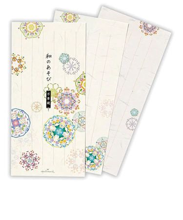 ホールマーク（Hallmark）　一筆箋　和のあそび　818715　万華鏡2