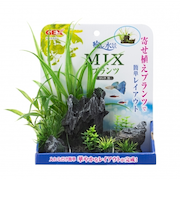 ジェックス（GEX）　癒し水景　MIXプランツ　ロック　黒