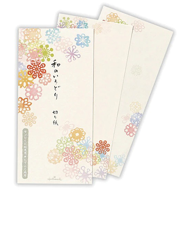 ホールマーク（Hallmark）　一筆箋　和のいろどり　818739　切り紙2