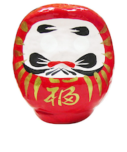 岩槻整形　赤張子だるま　3号　IWTWG60214