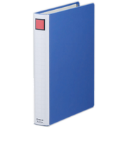 キングジム（KING　JIM）　キングファイル　スーパードッチ　脱着イージー　A4タテ型　とじ厚30mm　2473A　青