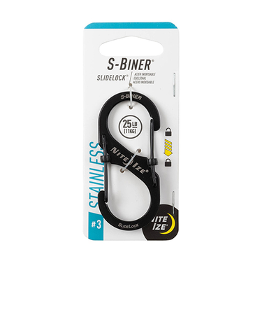 ナイトアイズ（NITE　IZE）　エスビナー　スライドロック　＃3　ブラック