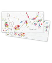 ホールマーク（Hallmark）　一筆箋　818753　フラワリーミュージック2