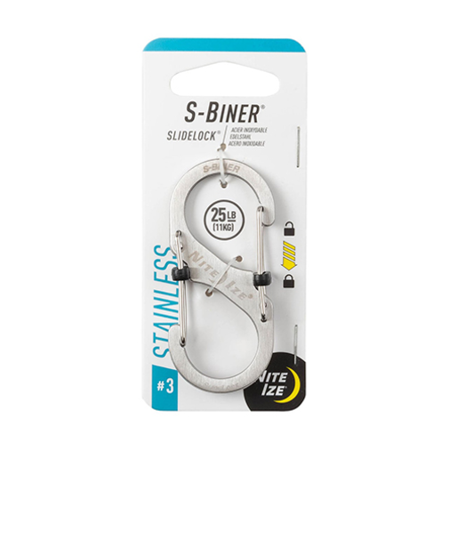ナイトアイズ（NITE　IZE）　エスビナー　スライドロック　＃3　シルバー