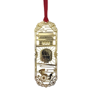 東洋精密工業　金のしおり和柄　D011　雷門と人力車