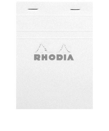 ロディア（RHODIA）　ブロックロディア　No.13　ホワイト　10.5×14.8cm