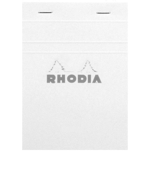 ロディア（RHODIA）　ブロックロディア　No.13　ホワイト　10.5×14.8cm