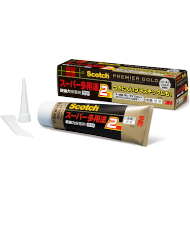 スコッチ　3M　プレミアゴールド　超強力接着剤スーパー多用途2　透明　100g