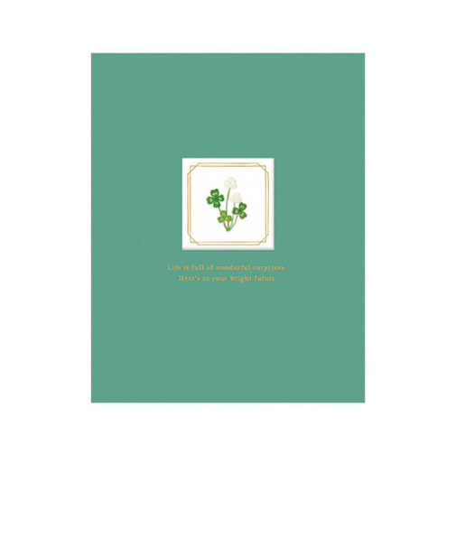 リュリュ（RYU-RYU）　シンプル寄せ書き　SYG－14　クローバー